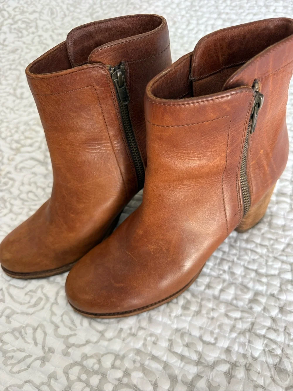 Frye Leather Booties 8.5